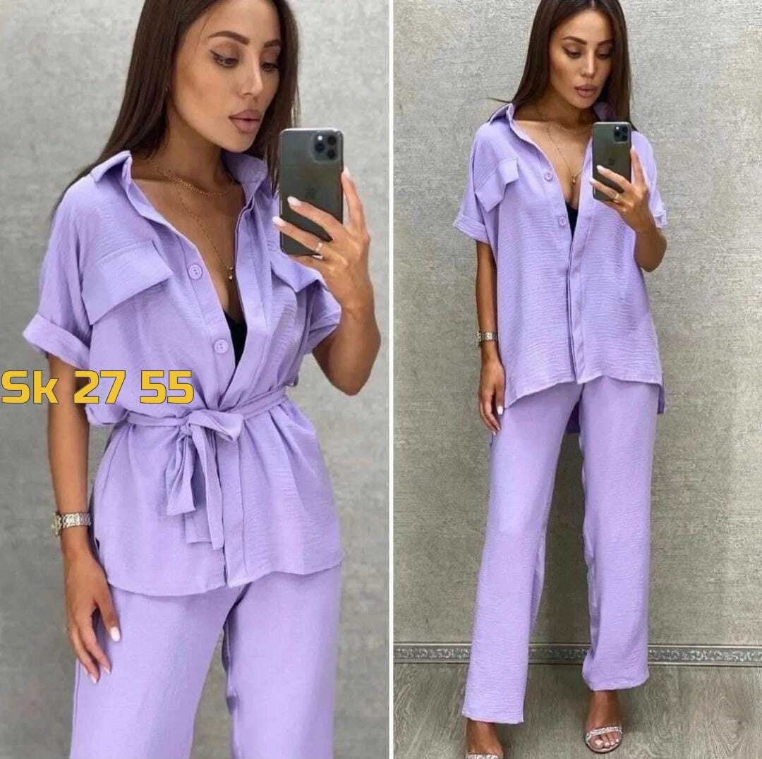 брючный костюм,брючный костюм жатка,костюм женский летний брючный,костюм двойка женский летний брючный,костюм жатка женский летний брючный