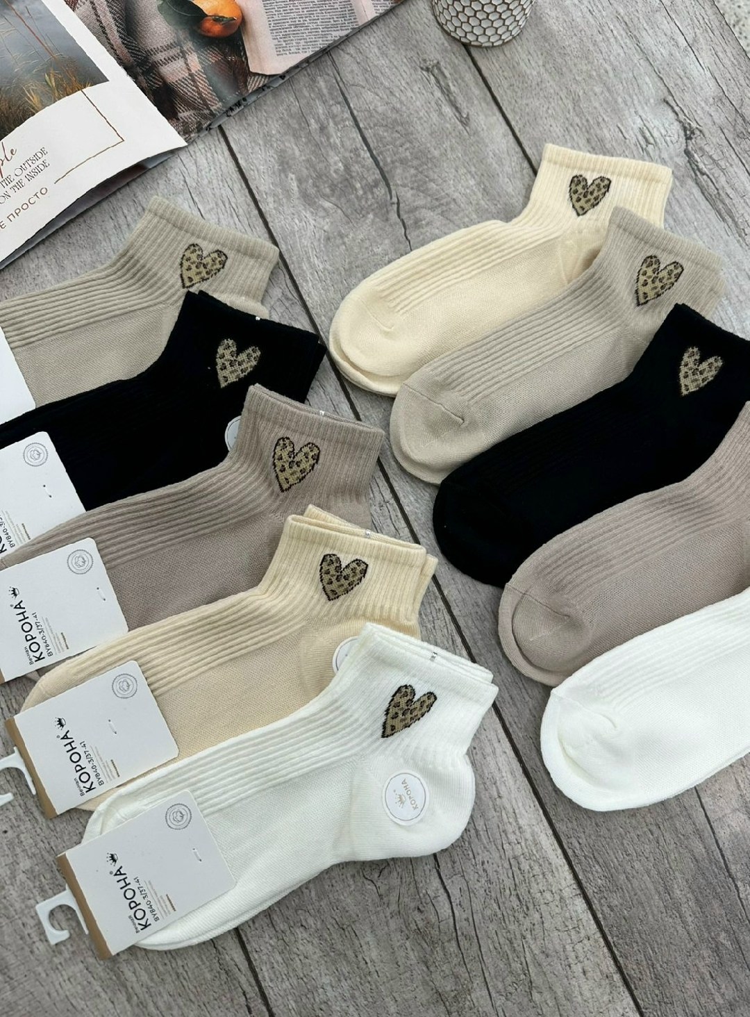носки женские 10 пар,женские носки,носки женские короткие,носки turkan женские 10 пар,комплект носки женские
