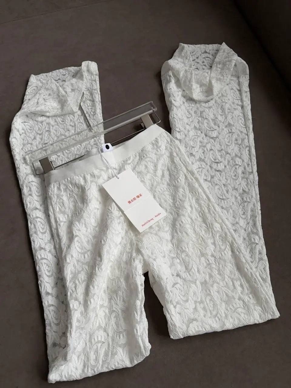 кружевные брюки,брюки из кружева,брюки кружевные прозрачные гипюровые,брюки с кружевом,кружевные белые брюки