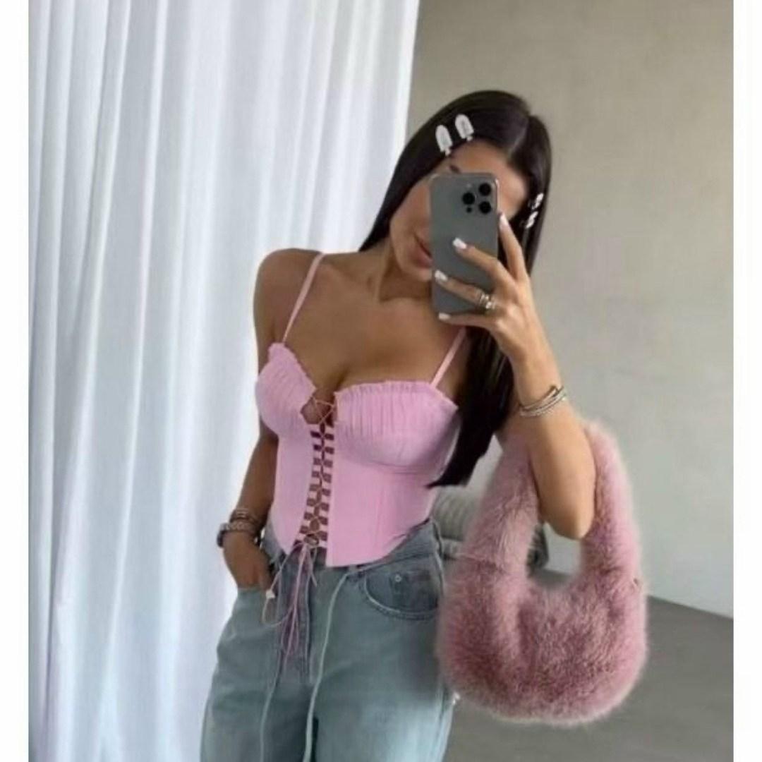 топ корсет,корсет,женский летний корсет-бюстье из полиэстера,trafza сексуальный желтый шикарный женский топ на шнуровке с рюшами,корсет на шнуровке