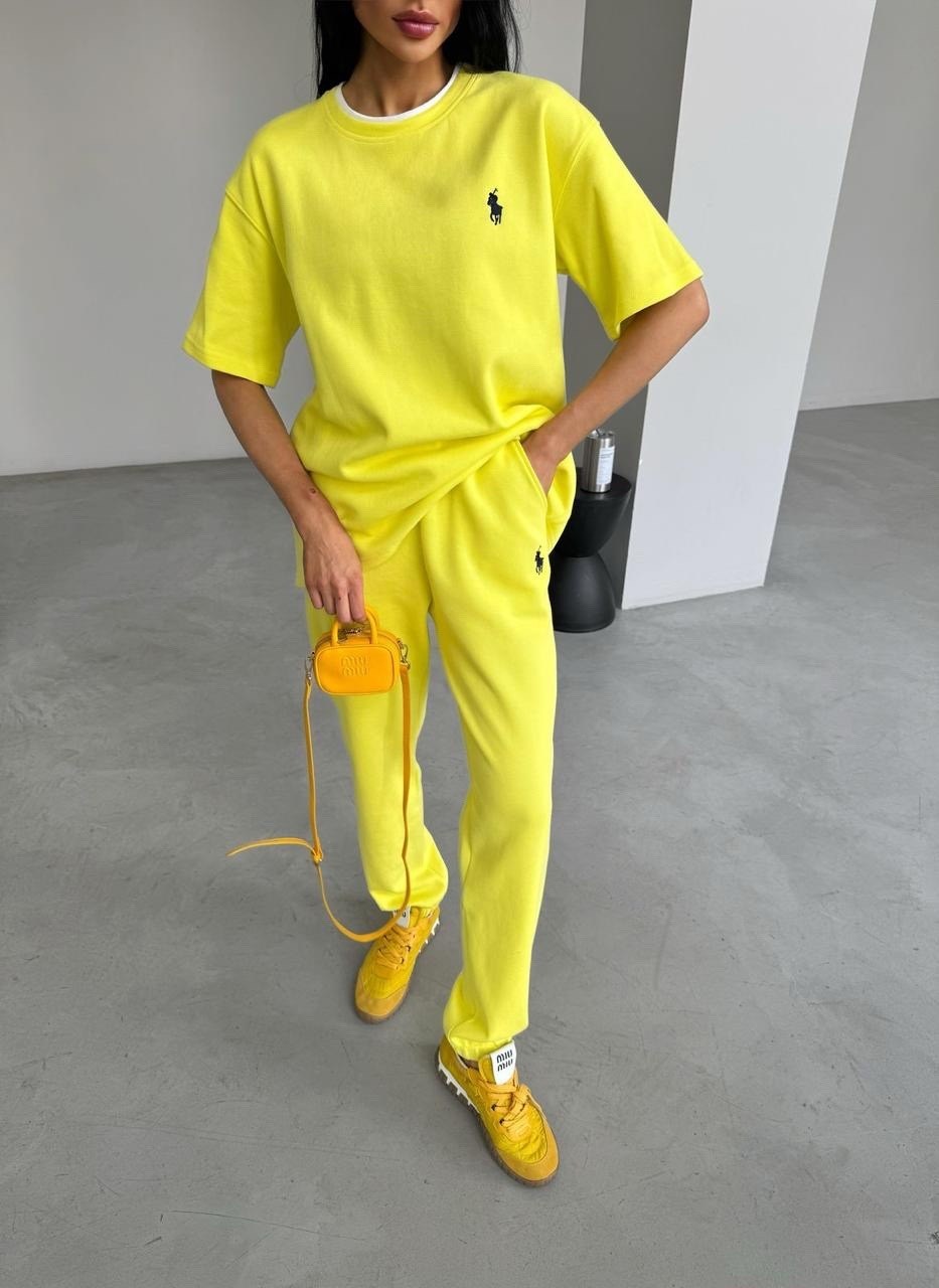спортивные костюмы женские,спортивные костюм,костюм женский,желтый костюм,костюм с брюками