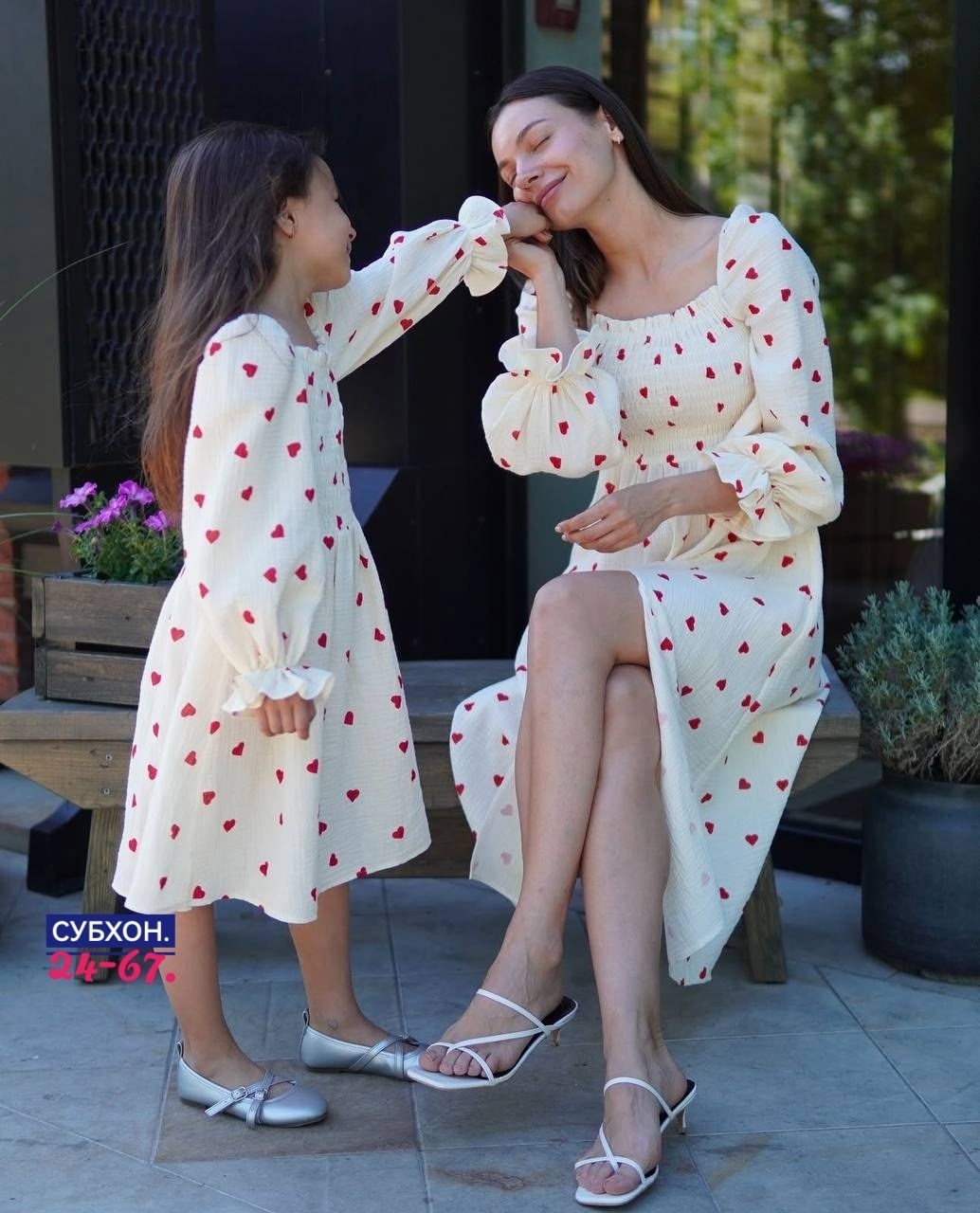 платье для мамы и дочки,платье для мамы и дочки арт. 11405068,платье женское летнее для мамы и дочки,платье для мамы или дочке,платье мама или дочь код 2501982