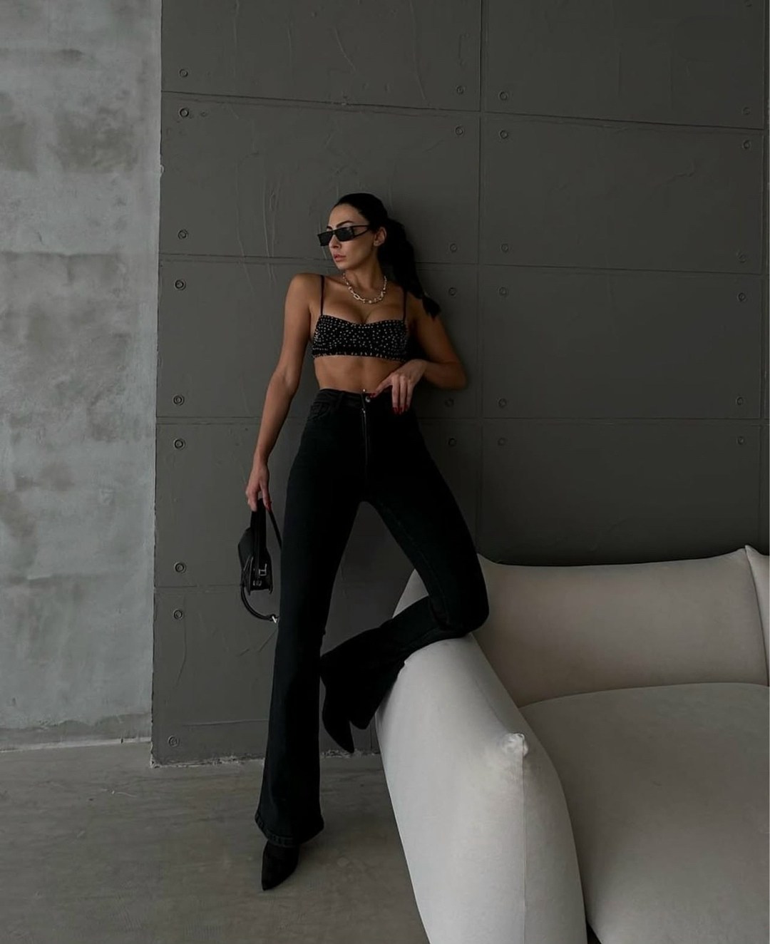 джинсы клеш женские с высокой посадкой черные zolinelli,женские джинсы,женские джинсы и брюки,джинсы стрейч,джинсы хб