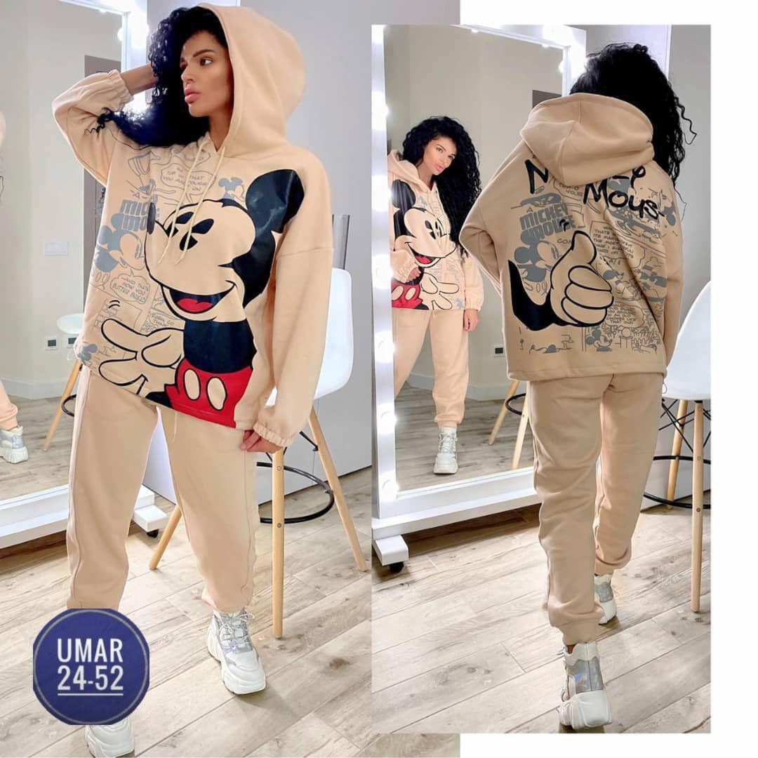 спортивный костюм с микки маусом женский,cпортивный костюм теплый,женский спортивный костюм на флисе,спортивный костюм микимаус женский,костюм на флисе