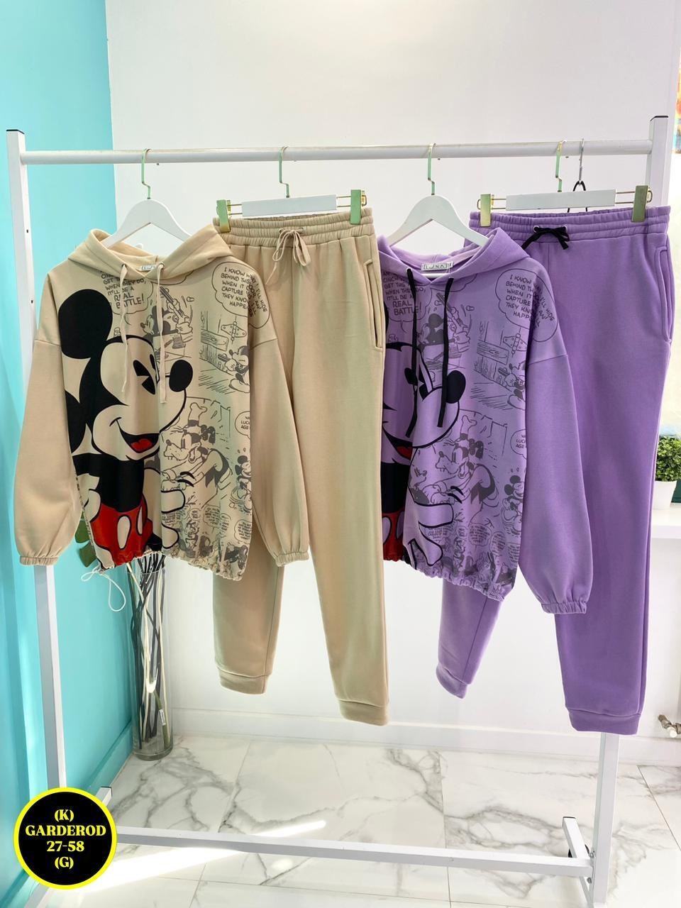 спортивный костюм с микки маусом женский,cпортивный костюм теплый,женский спортивный костюм на флисе,спортивный костюм микимаус женский,костюм на флисе
