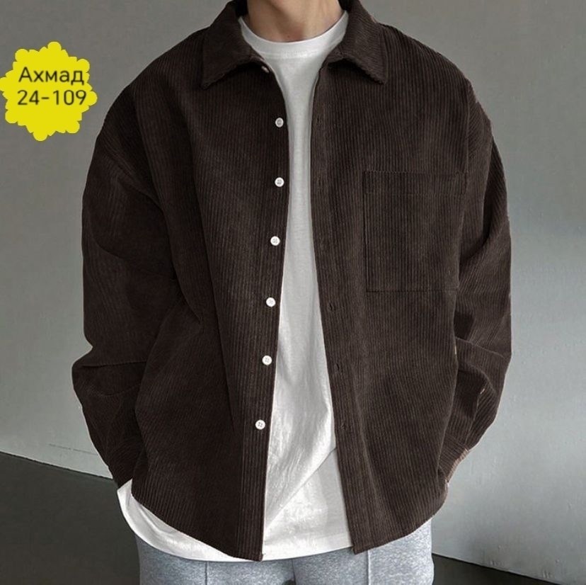 мужская повседневная рубашка,bulanti рубашка мужская вельветовая,мужская вельветовая рубашка с карманами,рубашка мужская оверсайз вельветовая,мужская рубашка вельветовая