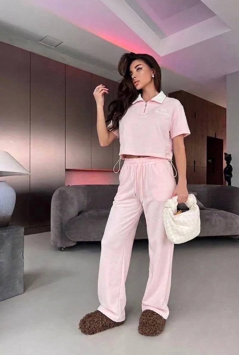 трикотажные костюмы,костюм с брюками палаццо,женские костюмы,спортивный костюм,костюм коричневый