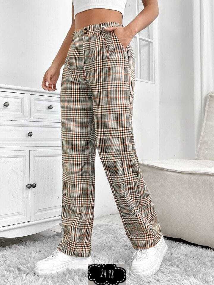 брюки в клетку,брюки в клетку с карманами,теплые брюки в клетку женские,брюки женские в клетку,брюки в клетку прямые