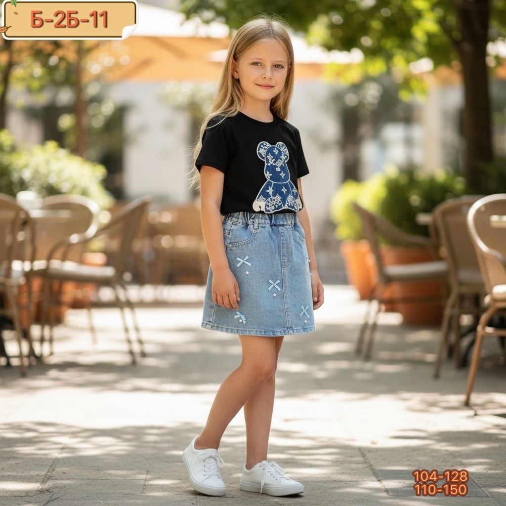 джинсовая юбка,джинсовая юбка для девочек,футболки для девочек,юбка для девочек,юбка джинсовая детская