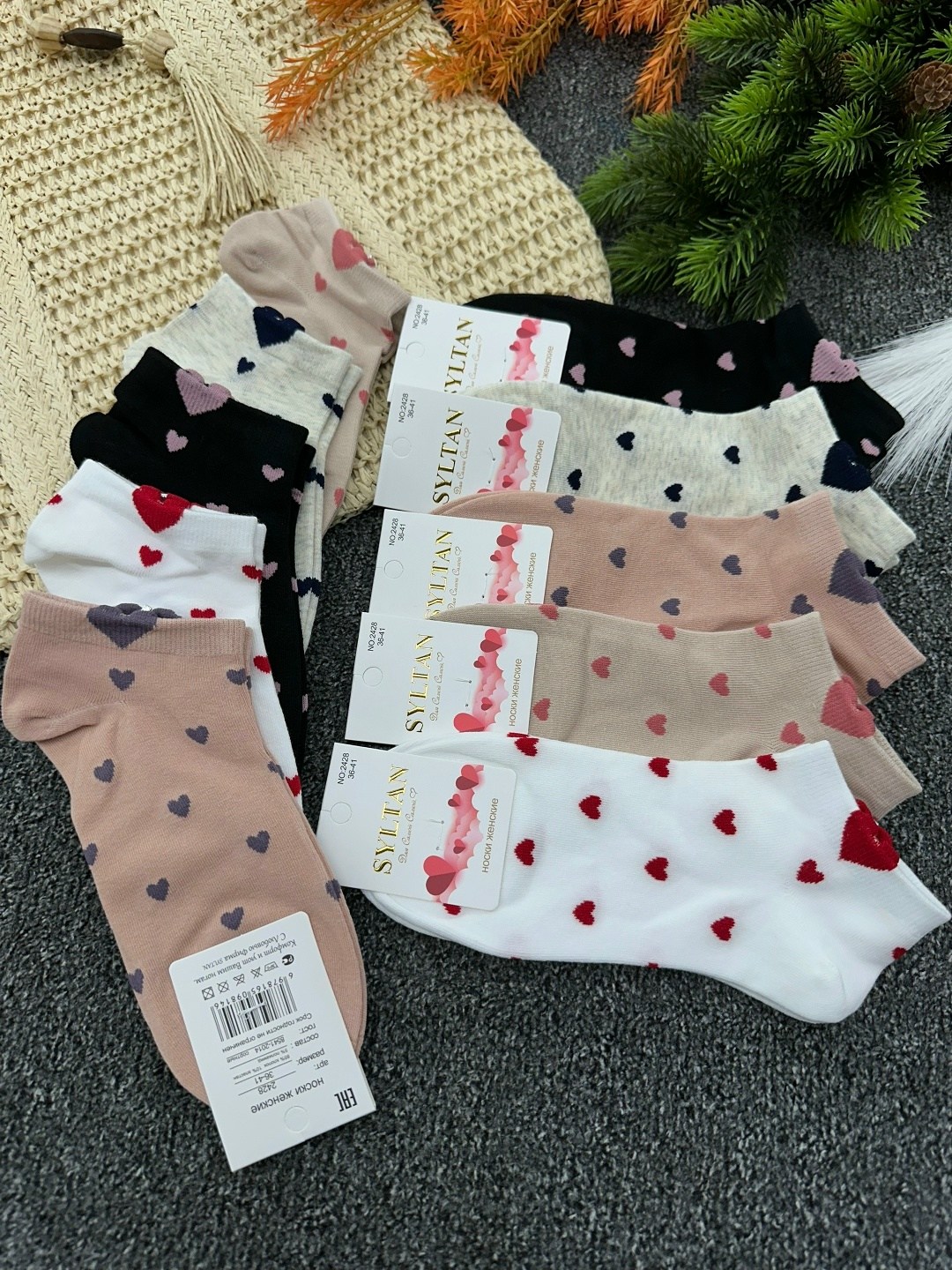 носки женские 10 пар,носки женские,комплект носки женские,носки женские 10 пар разного цвета,носки хлопковые женские