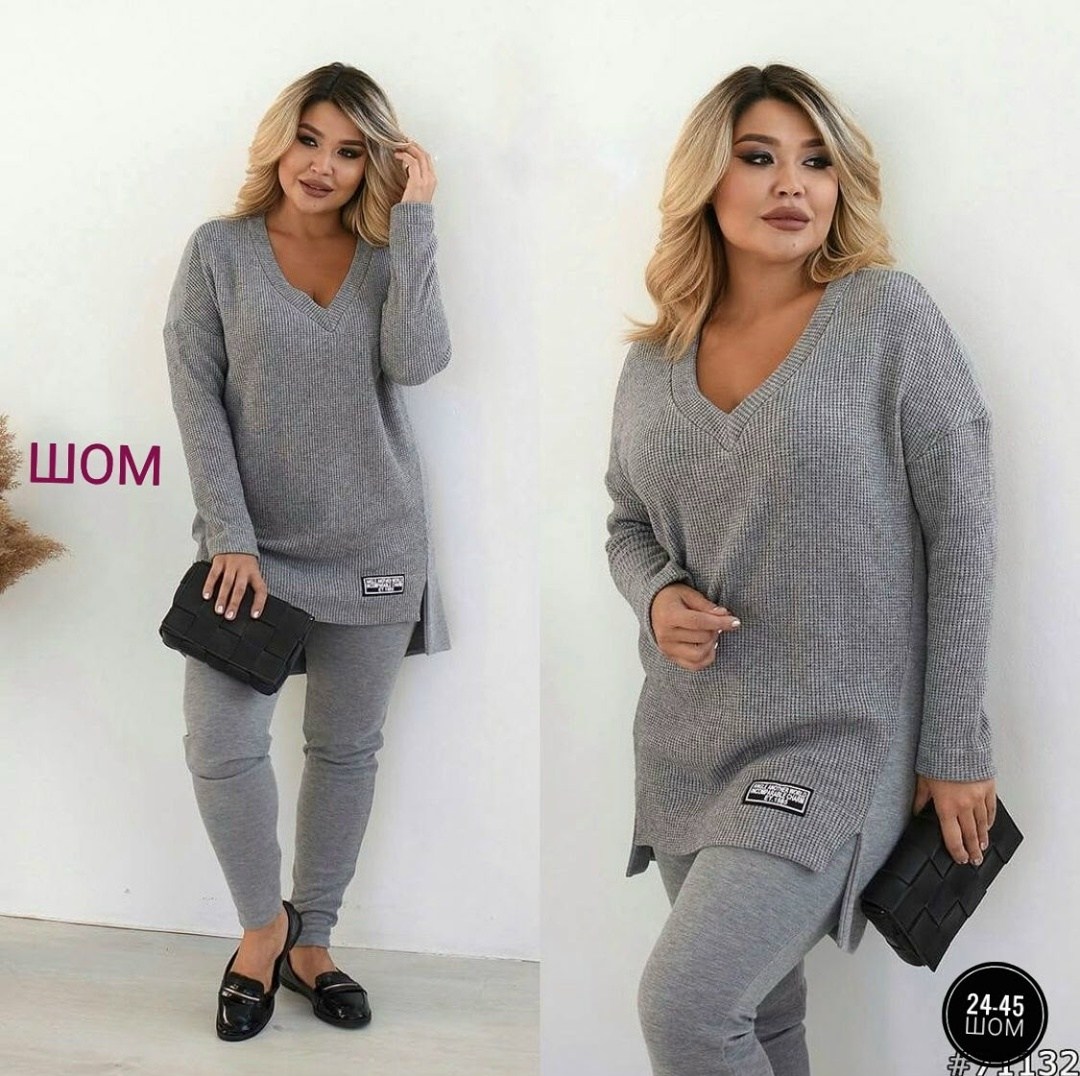 костюм двойка женская,трикотаж лапша ангора,костюм двойка лапша,костюм женский туника,женские костюмы больших размеров