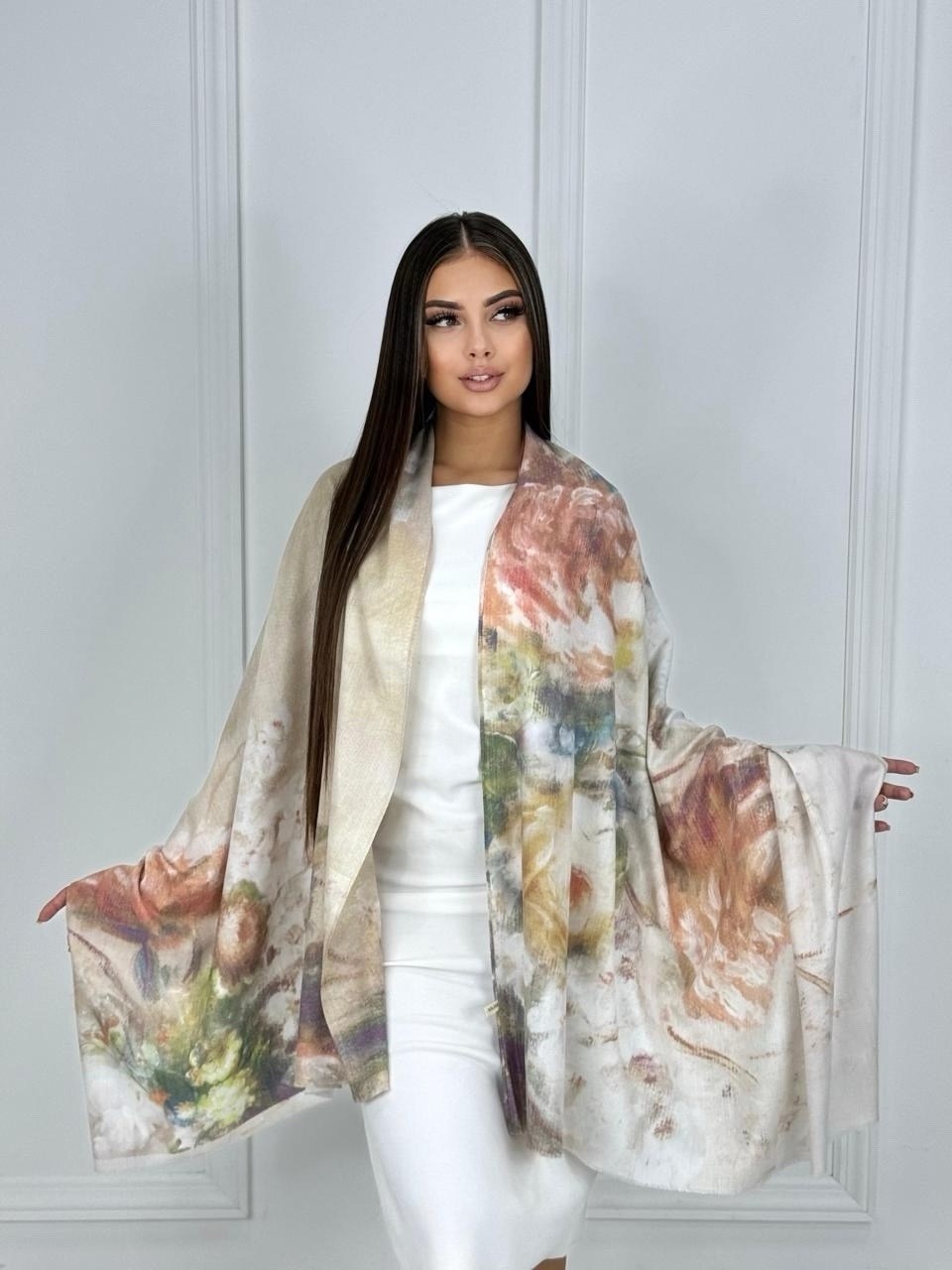 палантин шарф женский кашемировый тёплый,палантин женский,палантин теплый,палантин,палантин шарф женский