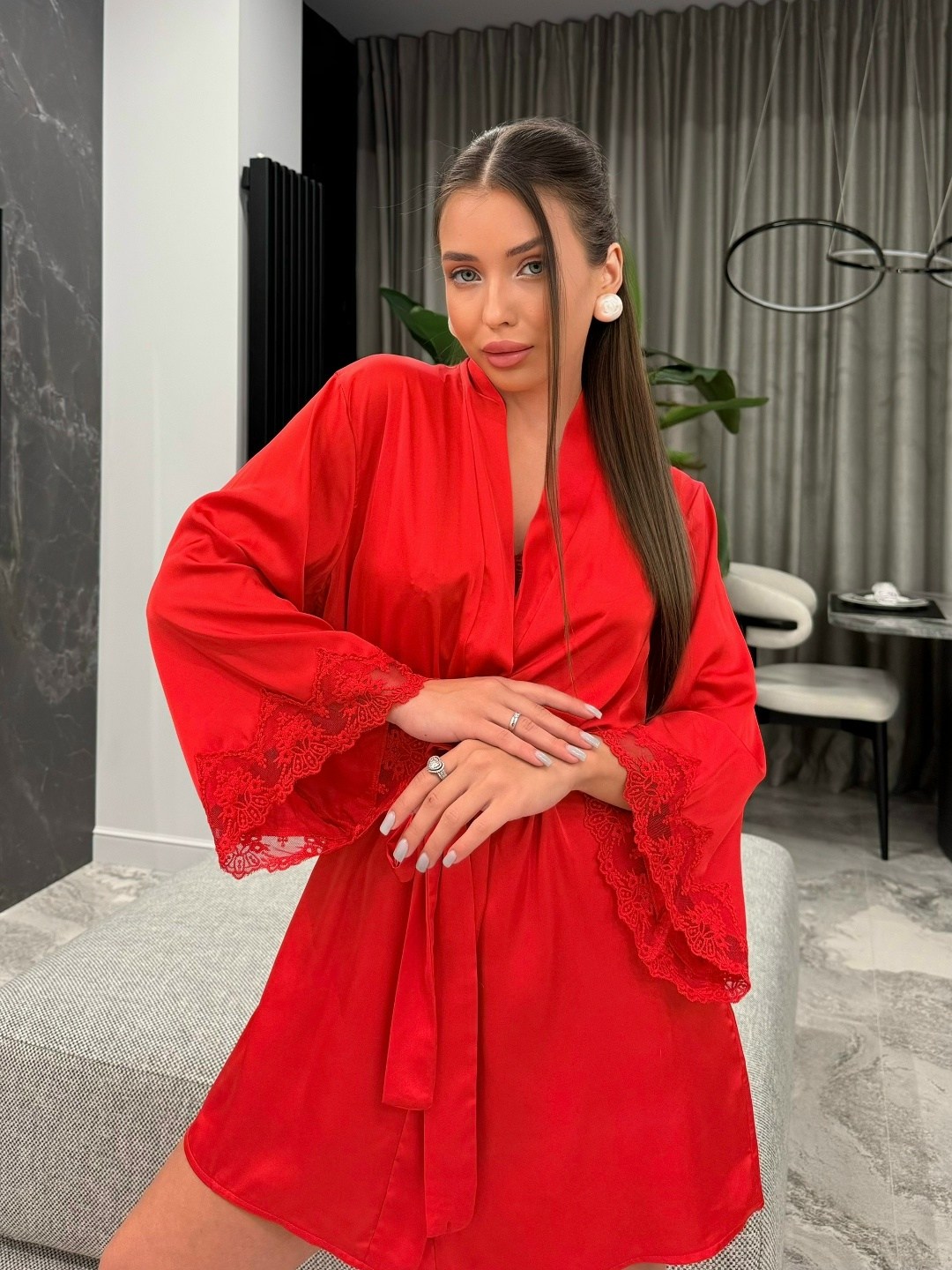 женский пеньюар,пеньюар красный,пеньюар,пеньюар сорочка,пеньюар женский комплект