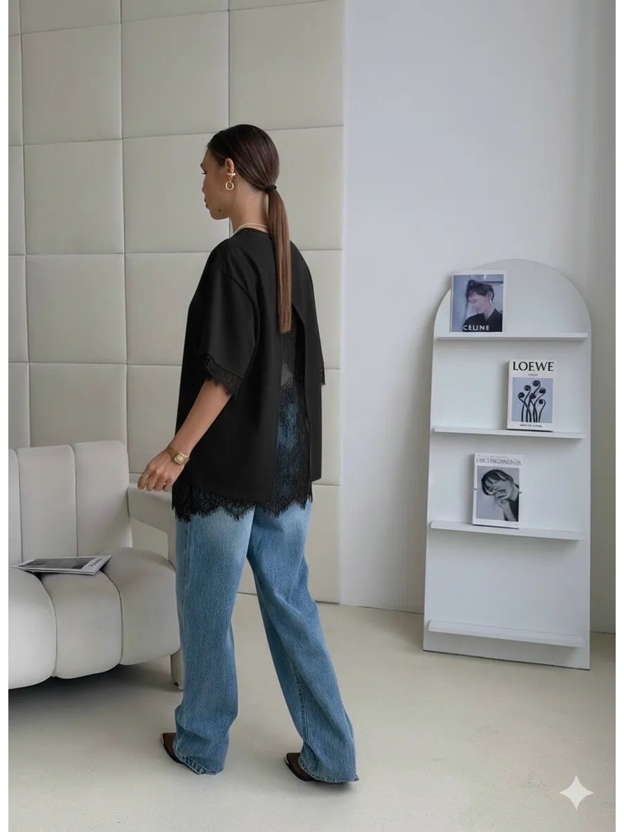 футболка с кружевами,блузка кружевная,идеи блузки,футболки женская,кружевная футболка