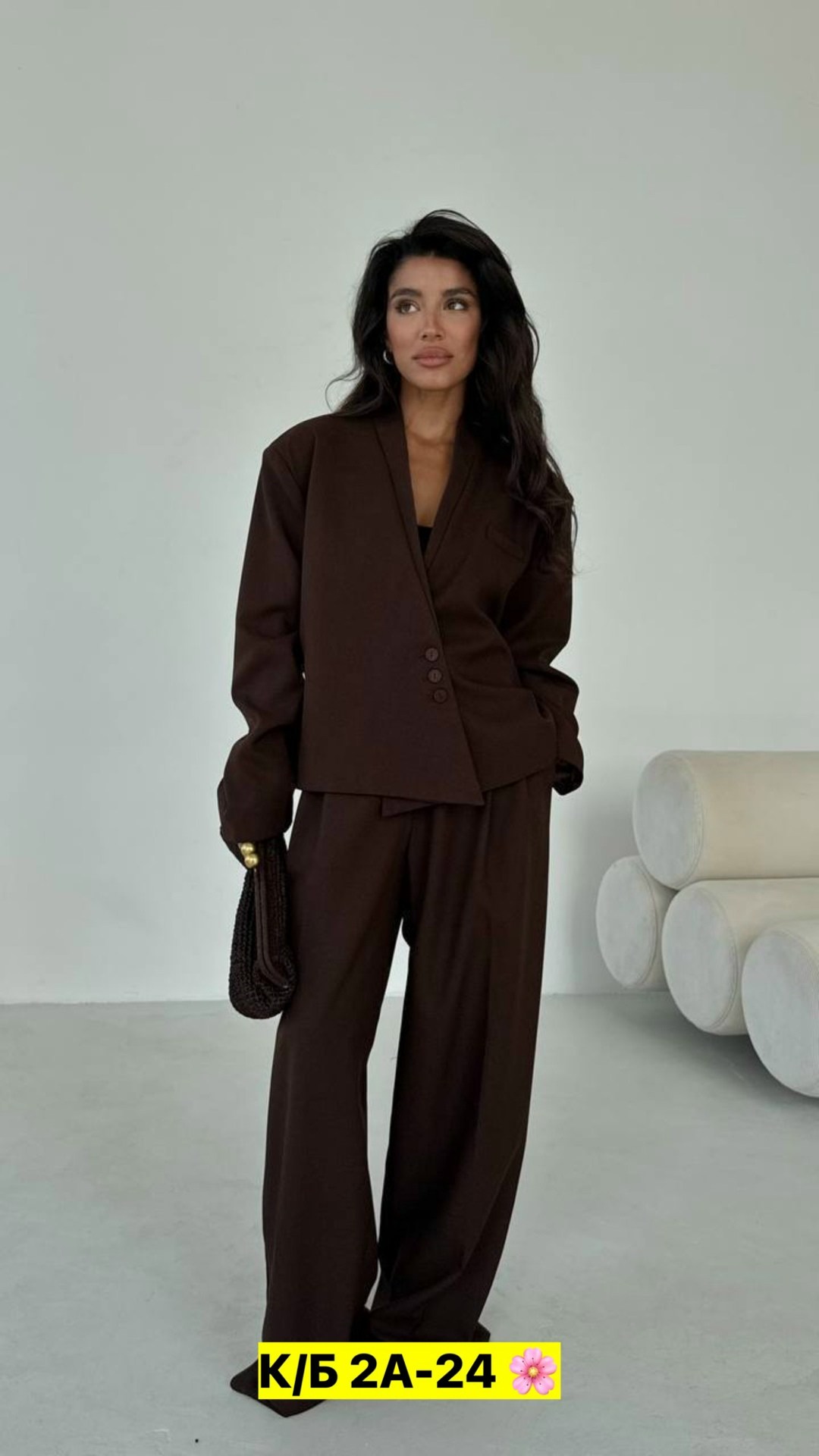 костюм из вискозы и трикотажа с брюками и кардиганом patriciа f15425-36 серо-голубой,брючный костюм,женский брючный костюм,элегантный брючный костюм,женский брючный костюм-двойка