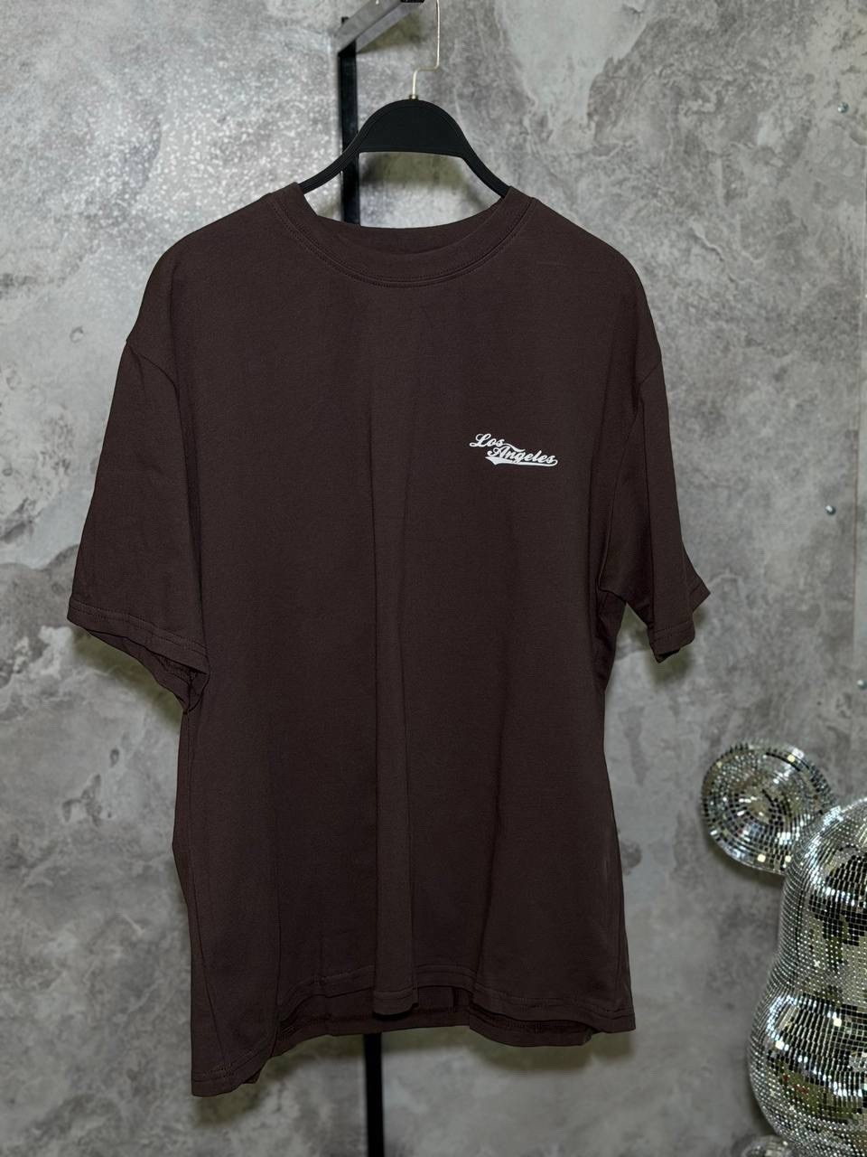 футболки оверсайз мужские,плотная оверсайз футболка anteater phat tee коричневого,футболка,оверсайз футболка,футболка anteater phat tee