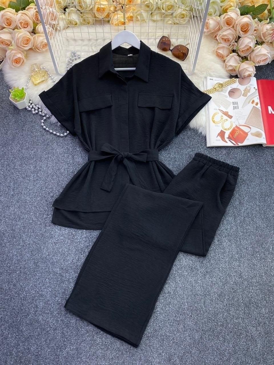 костюм жатка женский летний брючный,женские летние костюмы,летний брючный женский костюм,костюм женский,брючный костюм женский