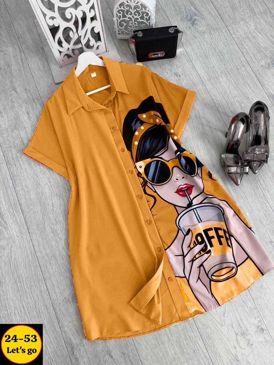 платье рубашка с принтом,летнее платье рубашка,женское платье рубашка,туника женская,туника женская платье