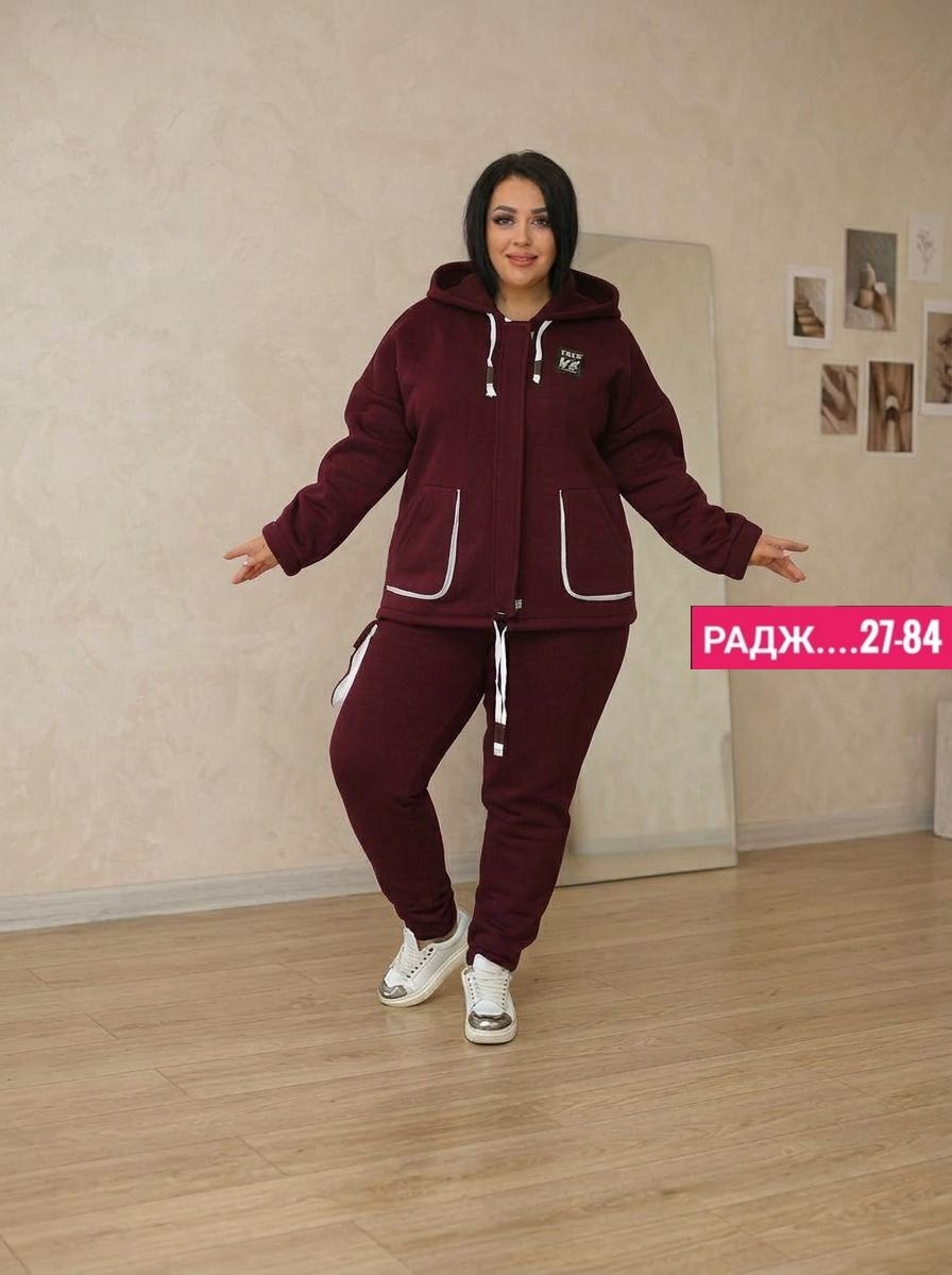 спортивный костюм больших размеров теплый,костюм женский,женский спортивный костюм,костюм двойка на флисе,спортивный костюм 62 64 размера