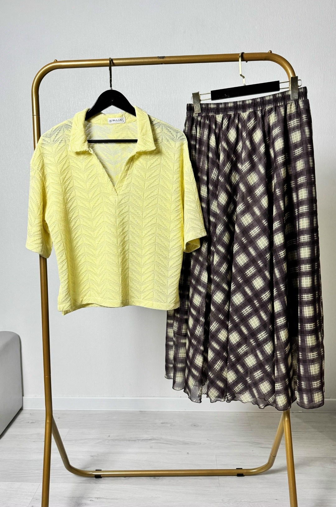 костюм с юбкой,юбка женская,юбка,летние юбки для полных,юбка желтая