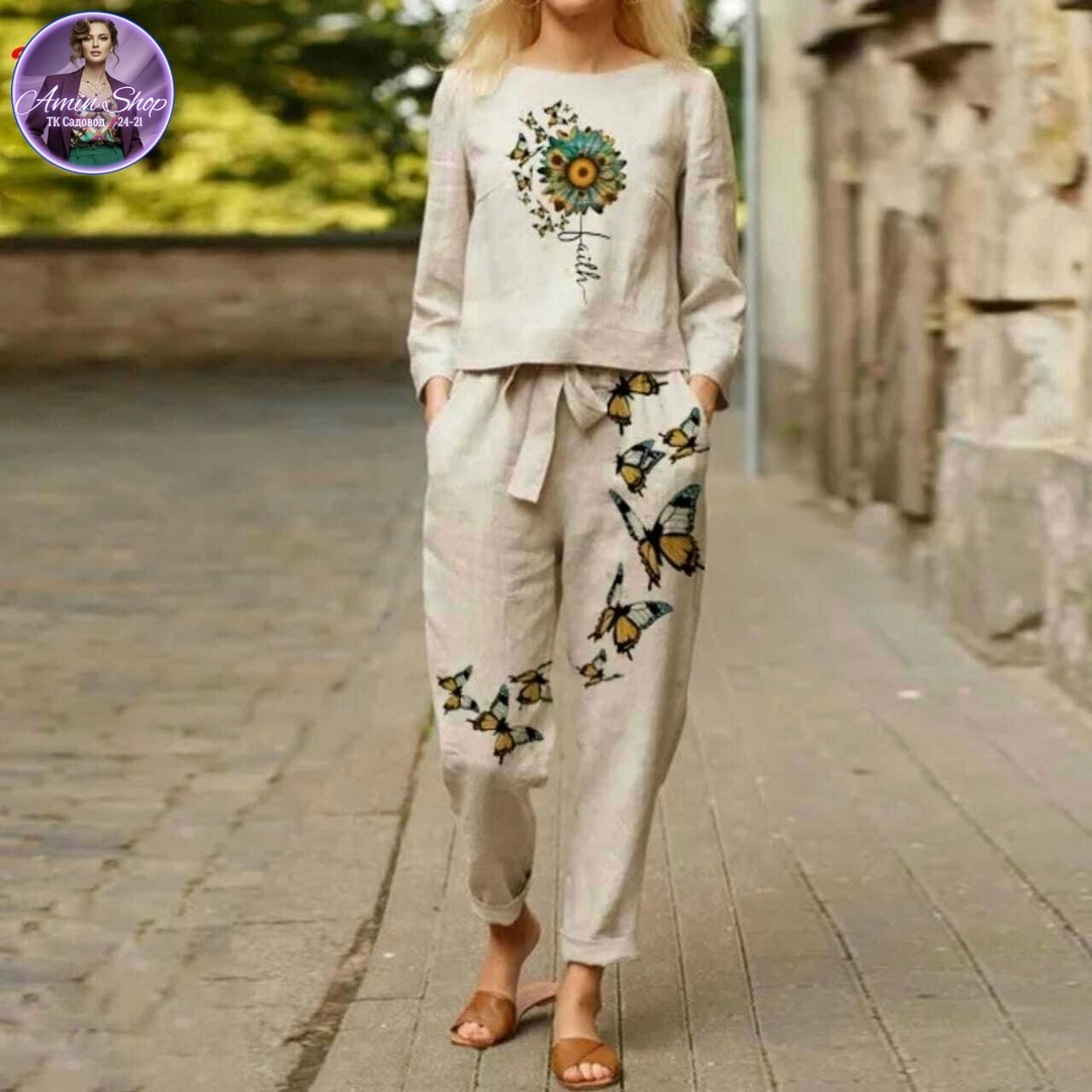 костюм из льна женский летний,костюм из льна женский летний с брюками,женские летние костюмы,льняной костюм с брюками,костюм льняной женский с брюками
