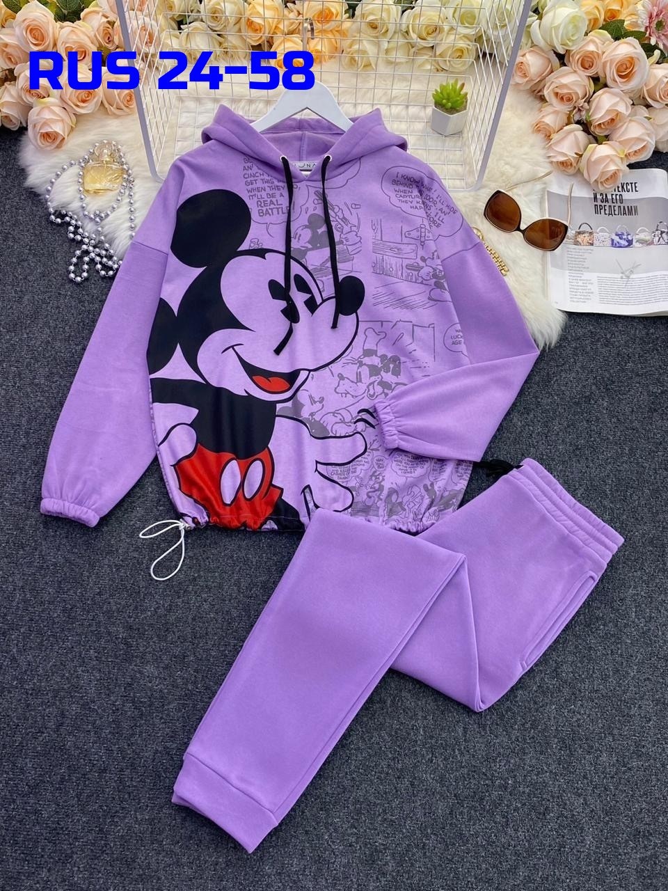 cпортивный костюм теплый,женский спортивный костюм на флисе,спортивный костюм микимаус женский,женский спортивный костюм на флисе микки,костюм на флисе