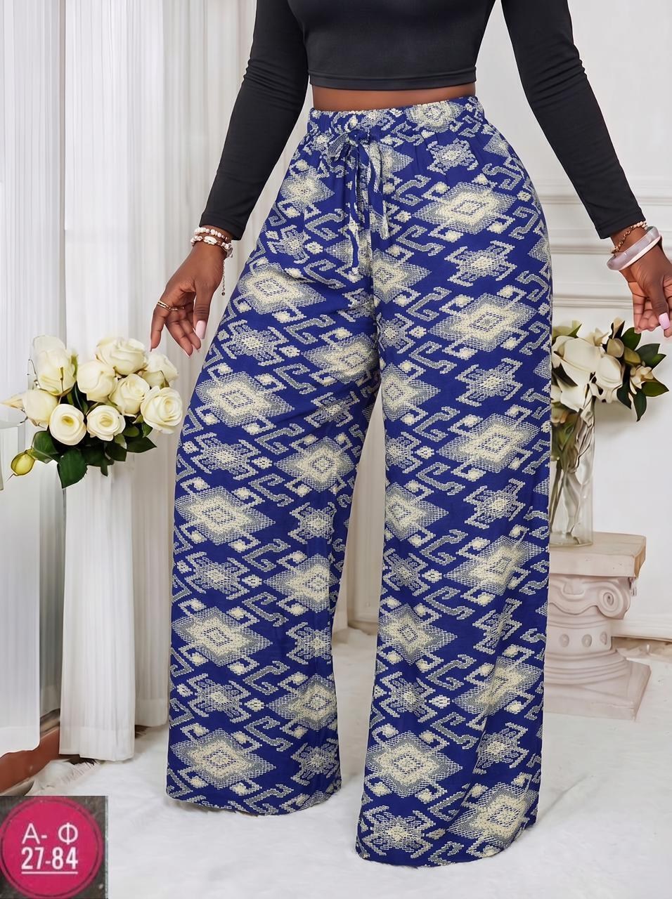 широкие брюки,брюки с широкими штанинами,брюки с принтом,женские штаны,брюк палаццо