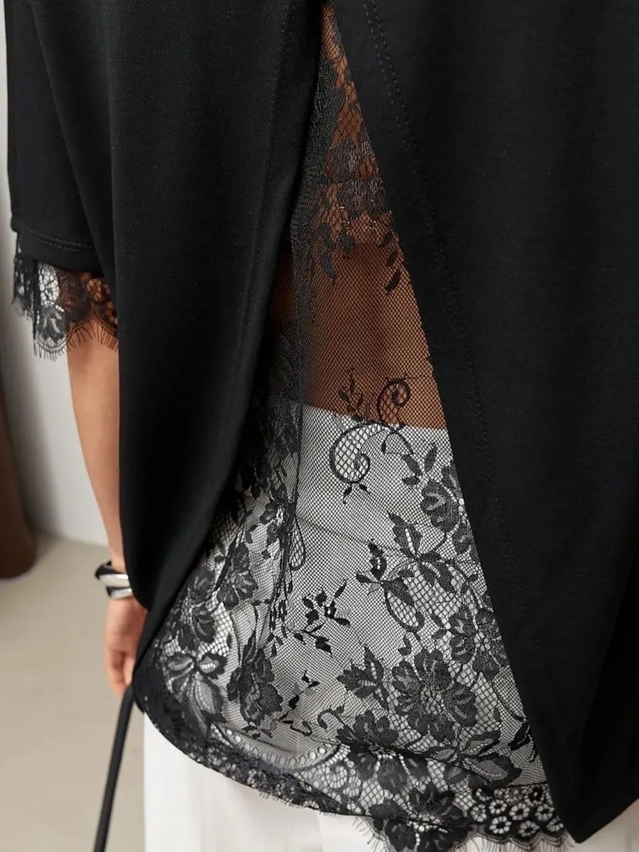 футболка с кружевами,блузка кружевная,идеи блузки,футболки женская,кружевная футболка