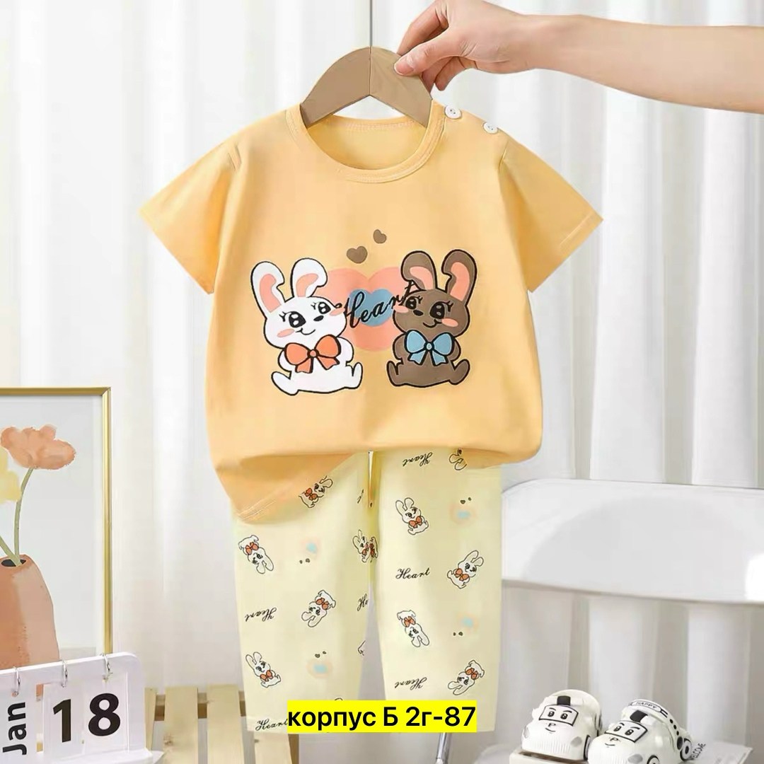 комплект одежды moocie,пижама для малыша,комплект одежды девочке,комплект пижама,пижама летняя