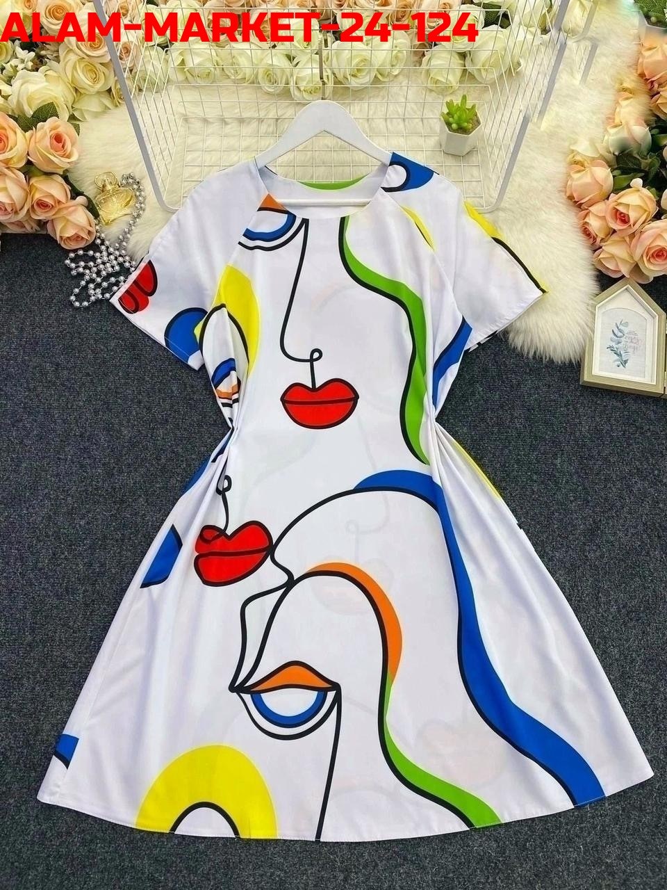 женское платье с принтом,платье с рисунком,модное платье,женская платье,летнее женское платье