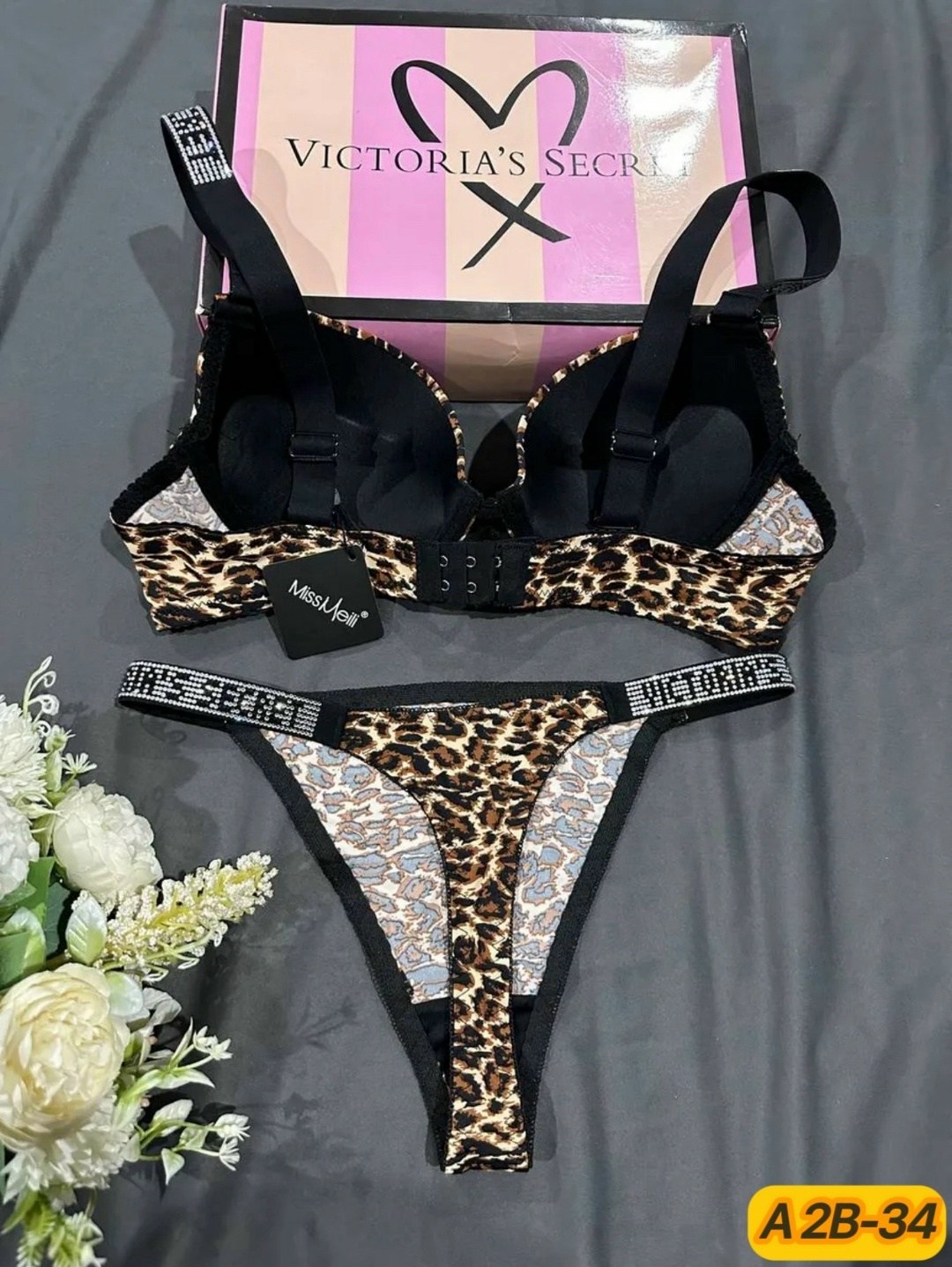 виктория сикрет леопардовый комплект,комплект нижнего белья,нижнее белье комплект женское,комплект нижнего белья со стразами пуш ап,нижнее белье комплект со стразами