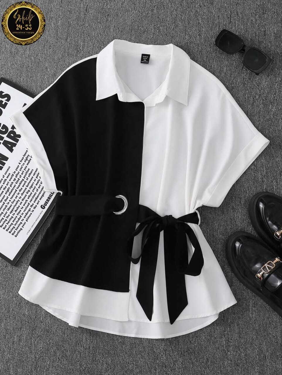 блузка стильная,блуза удлиненная,модная блузка,блуза с поясом,стильная женская рубашка