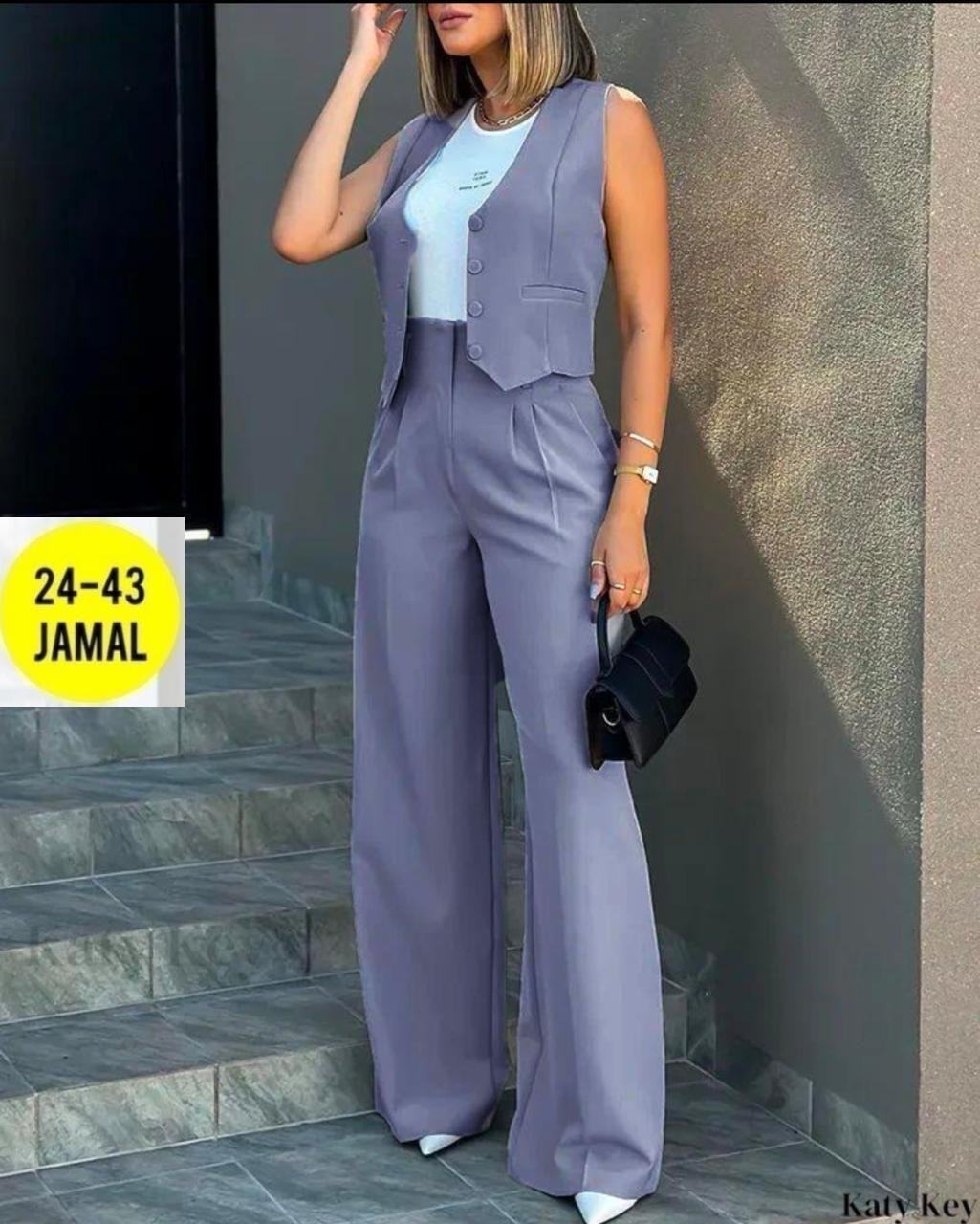 элегантный брючный костюм,женский брючный костюм из двух предметов,брючный костюм,брючный костюм с жилетом,костюм женский брючный