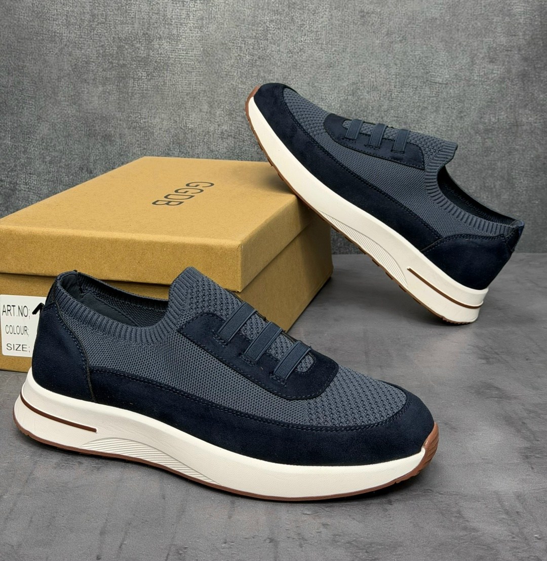 замшевые кроссовки loro piana week end walk - blue,кроссовки loro piana,,замшевые кроссовки,мужские кроссовки