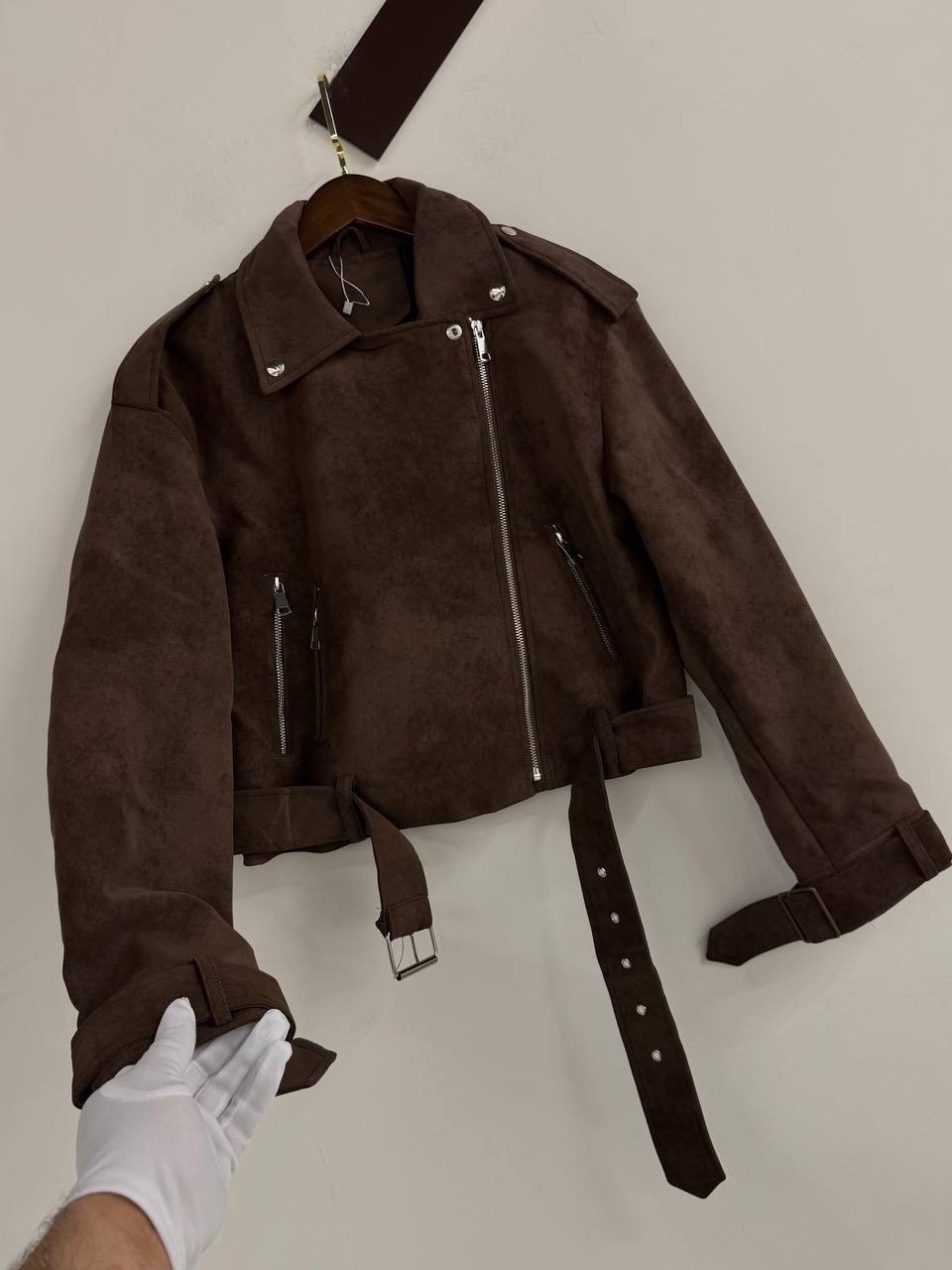 косуха кожаная куртка оверсайз saint shine,куртка косуха женская оверсайз с поясом коричневая,куртка косуха,косуха из эко замши оверсайз коричневая joyforyou,замшевая куртка