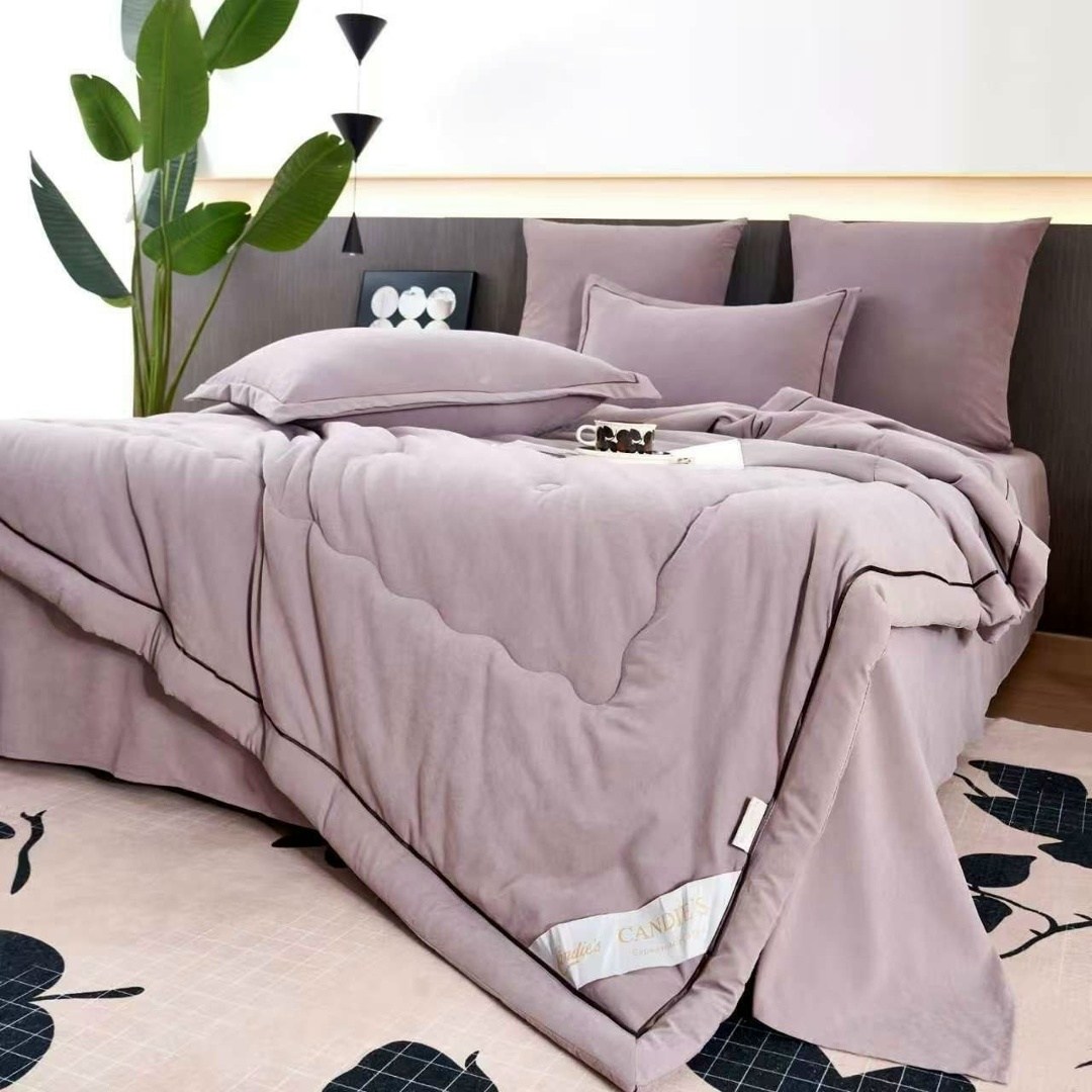 комплект постельного белья candies с одеялом бархатный сатин евро № 2,комплект постельного белья candies с одеялом бархатный сатин евро,комплект постельного белья с одеялом candie's бархатный сатин с