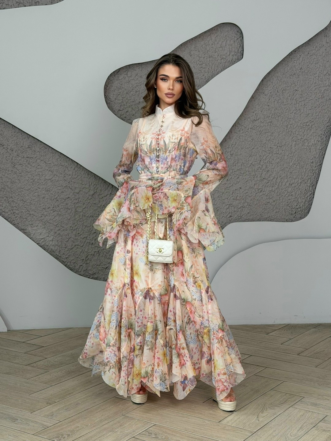 шифоновое платье,платье,модное платье,длинное платье,платья бохо