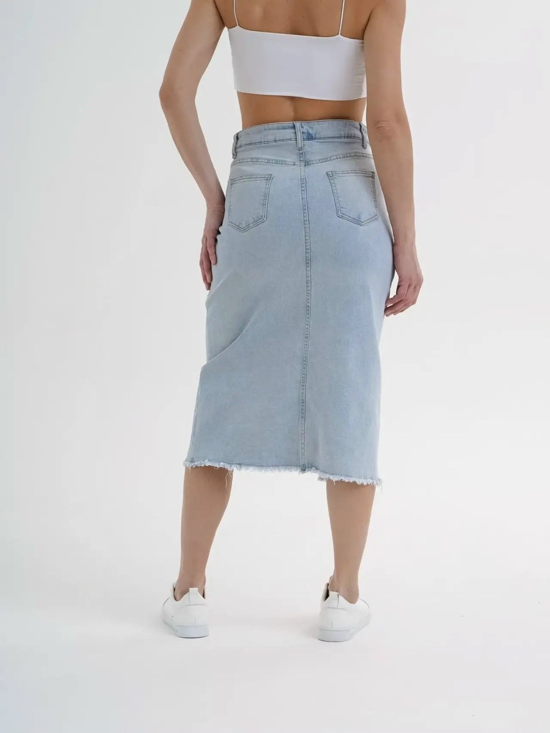 юбка джинсовая миди с разрезом,джинсовая юбка с разрезом,юбка джинсовая миди,джинсовая юбка,юбка джинсовая миди с разрезом спереди