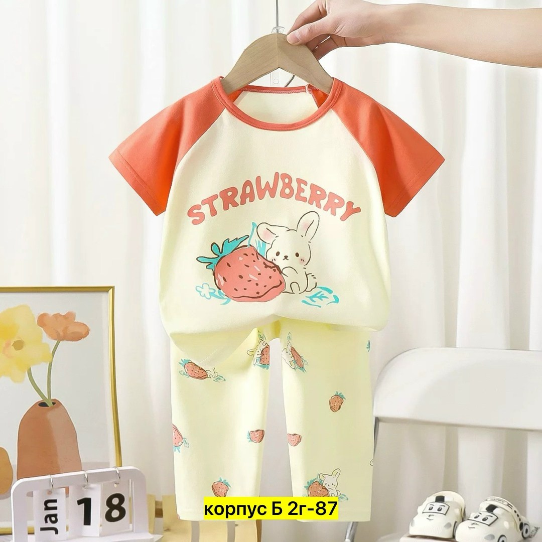 комплект одежды moocie,пижама для малыша,комплект одежды девочке,комплект пижама,пижама летняя