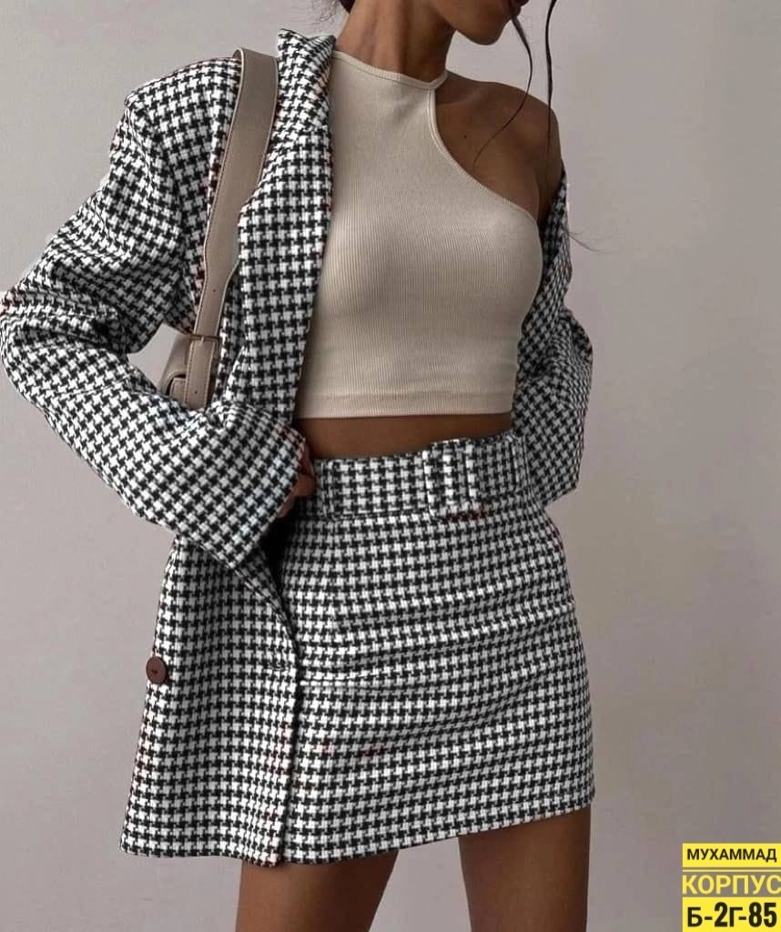 костюм двойка шерсть,женский костюм с юбкой,женские костюмы,костюм с юбкой,твидовый костюм с юбкой