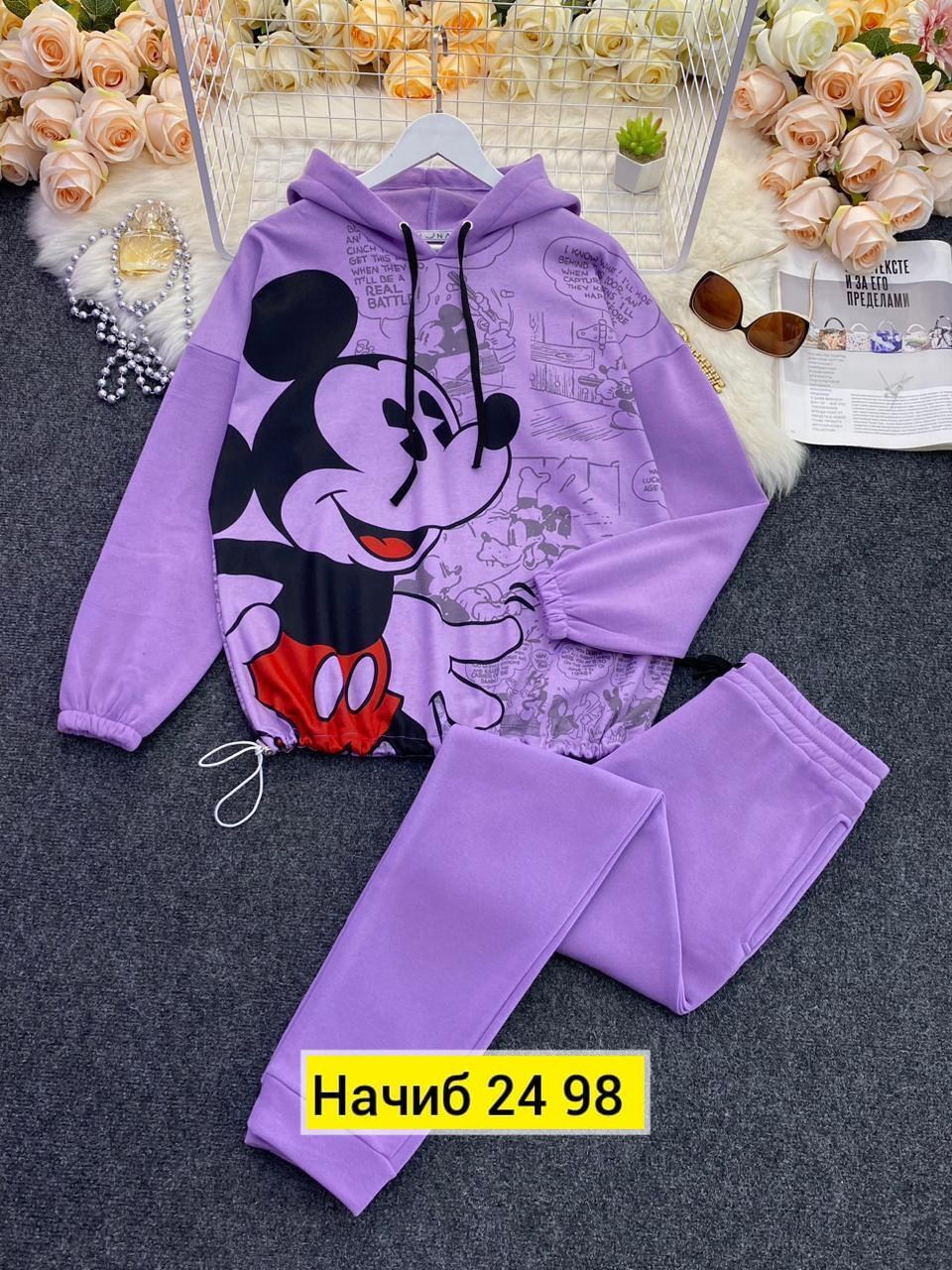 спортивный костюм с микки маусом женский,cпортивный костюм теплый,женский спортивный костюм на флисе,спортивный костюм микимаус женский,женский костюм на флисе