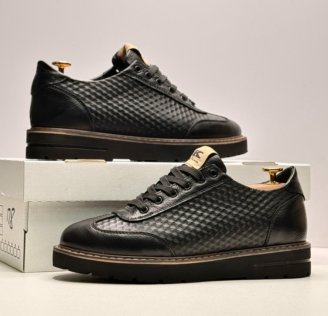 ,кроссовки мужские ierdi ie001 черные 39 ru,мужские кроссовки,мужские кожаная кроссовки,мужская