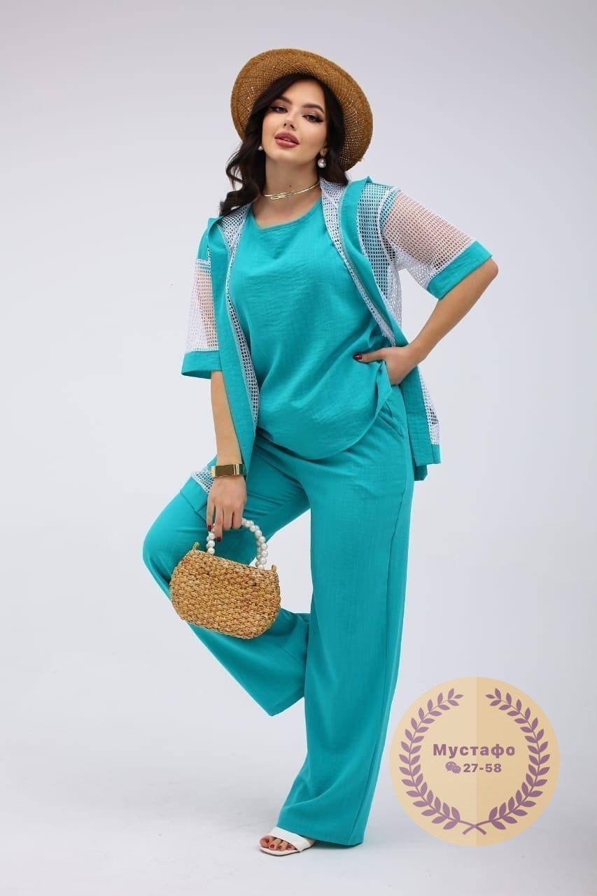 брючный костюм из прошвы,костюм женский,брючный комплект,брючной костюм,стильные костюмы