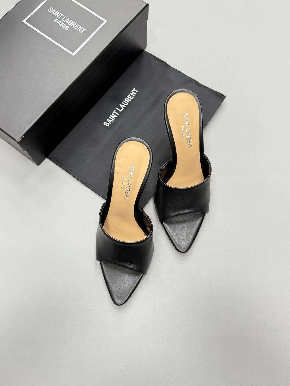 ,мюли женские,босоножки на каблуках,женская ,кожаные мюли