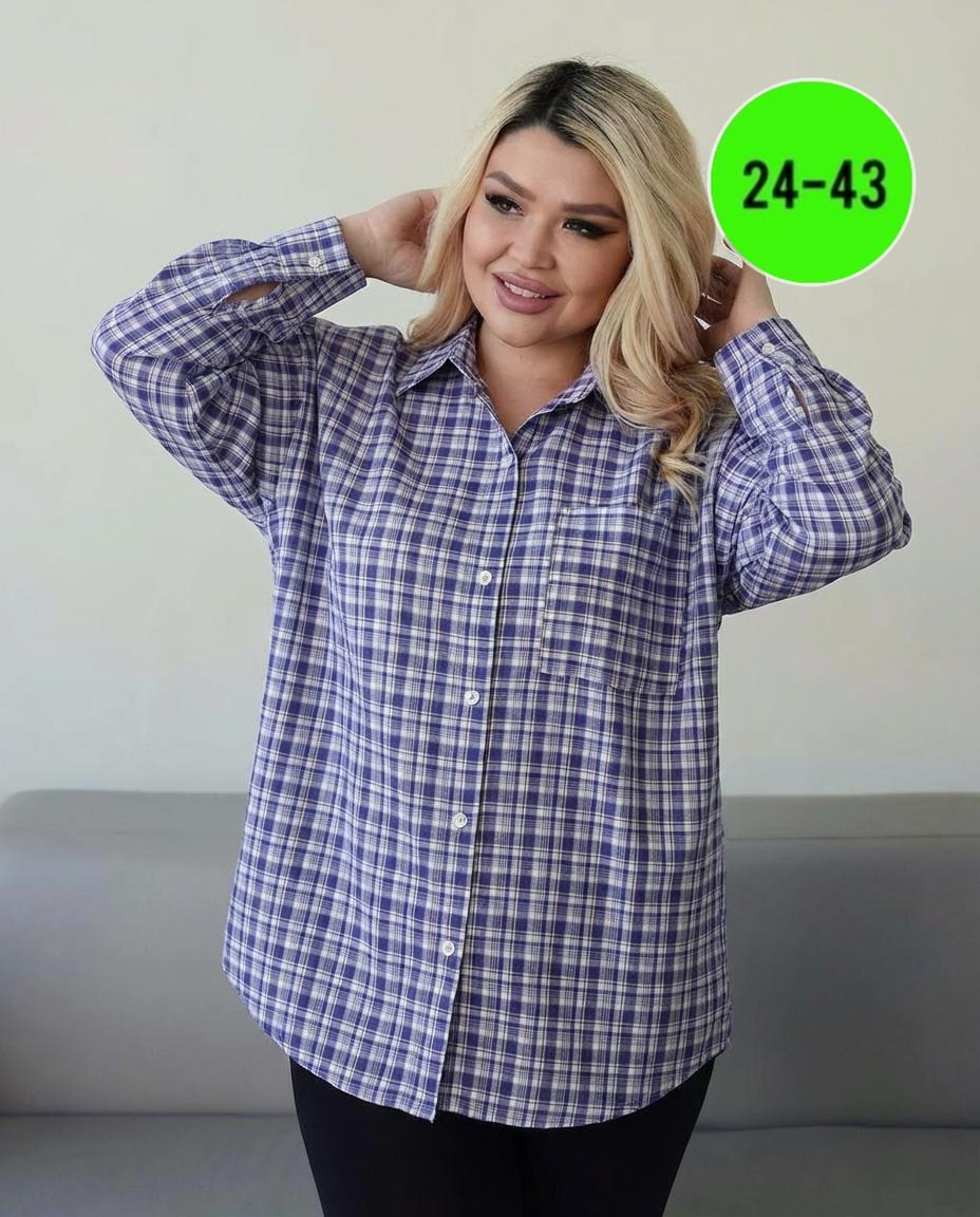 рубашка женская,женская рубашка больших размеров,рубашка удлиненная,рубашка женская в клетку,рубашка свободного кроя