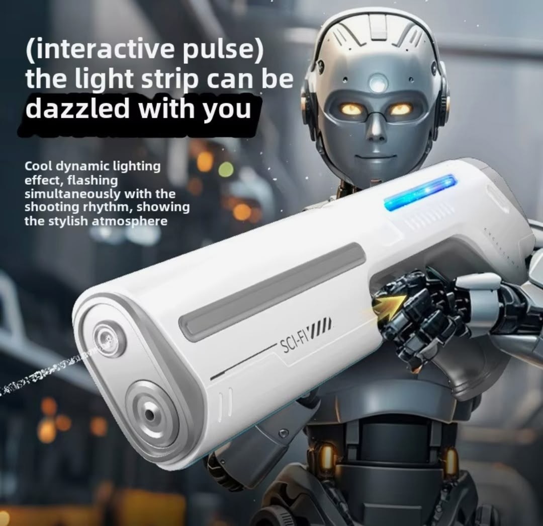 автоматический электрический водяной пистолет,электрический водяной пистолет,водяной пистолет автоматический,импульсный водяной пистолет,водяной пистолет большой