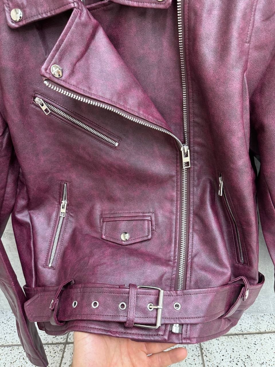 косуха зара бордовая,кожаная куртка,куртка из искусственной кожи женская,куртка косуха,женская кожаная куртка