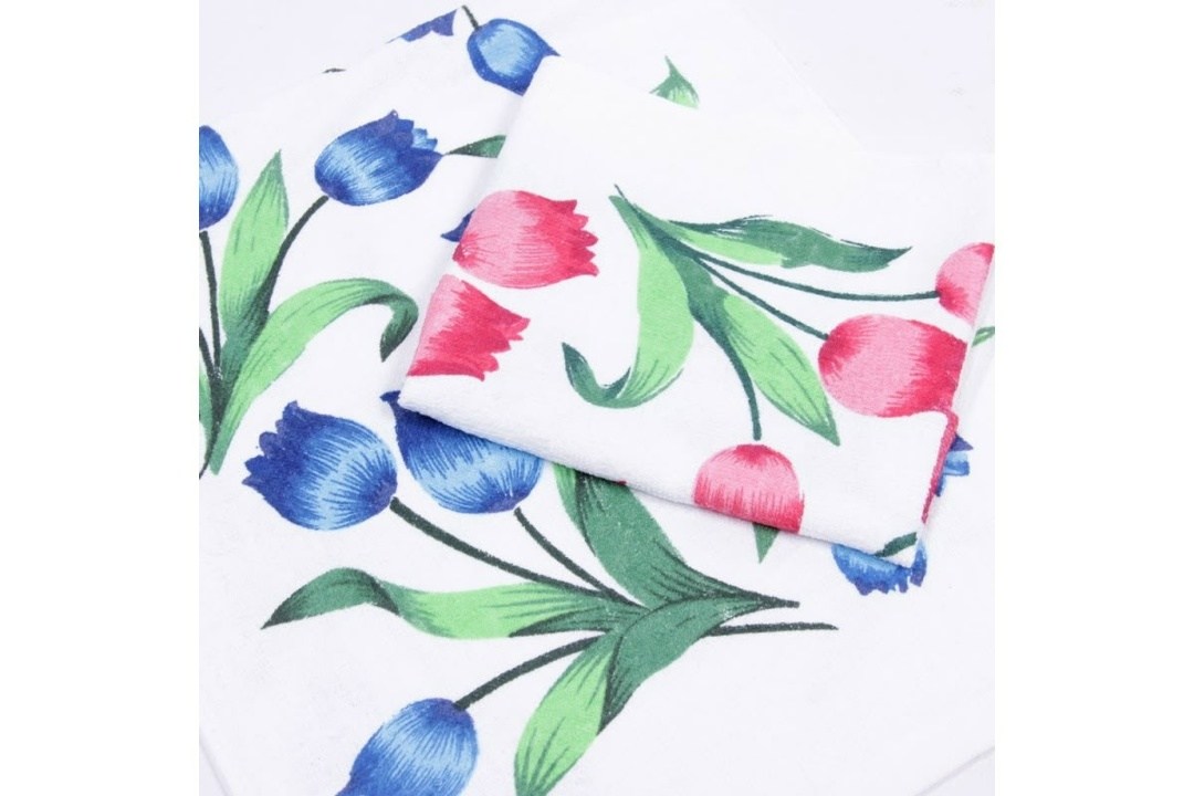 полотенца кухонное,полотенца для кухни,китайские полотенца,махровое полотенце,полотенце цветы