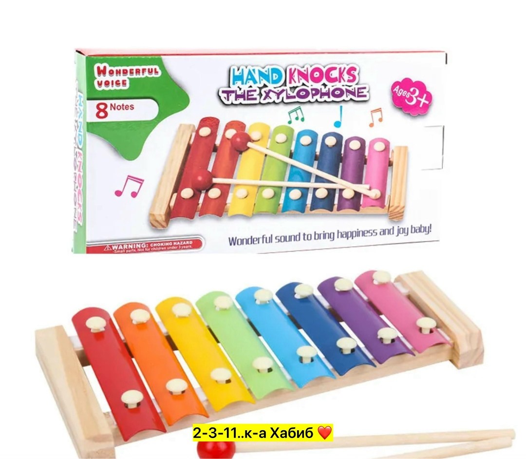 ксилофон для детей,игрушка ксилофон,детский музыкальный инструмент ксилофон, 8 нот,деревянный ксилофон,музыкальная игрушка ксилофон