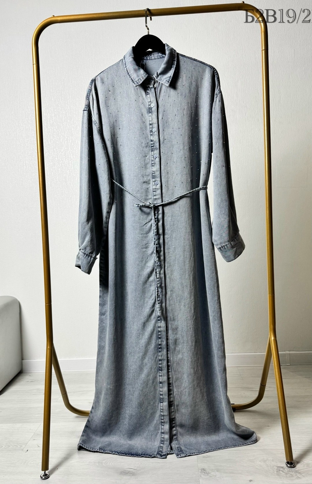 платье рубашка джинсовое длинное офисное макси в пол aisha collection,джинсовая платье,джинсовое платье женское,платья,женские длинные платья